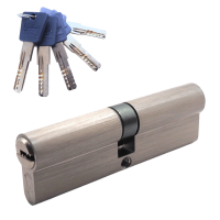 Механизм цилиндровый  P90 (45х45) SN 5 ключей (мат. никель)