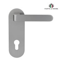 Дверная ручка на планке PORTA DI PARMA Fedra Матовый никель 2113.14.CYL