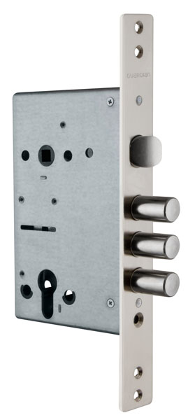 Корпус Guardian (Гардиан) врезного замка с защёлкой ЗВ 32.21 /123:114/