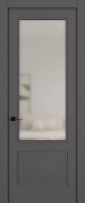 Свобода 021V ( ПО Прозрачное ) Матовый Антрацит Нестандарт