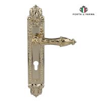 Дверная ручка на планке PORTA DI PARMA Arcadia PVD Полированное золото 2718.06.CYL