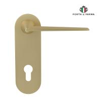 Дверная ручка на планке PORTA DI PARMA Cono Матовое золото 2115.07.CYL