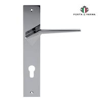Дверная ручка на планке PORTA DI PARMA Origami  Полированный хром 2405.01.CYL