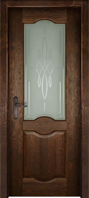 Межкомнатная дверь «Феррара ДО» 2000 x 600 Античный орех