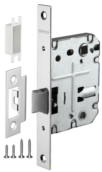 Защелка Fuaro (Фуаро) врезная PLASTP72-50 (P72-50) CP хром