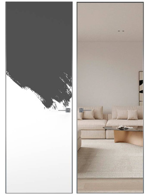 Дверь Под покраску 2 MD 2000*600 (196) R 1 отв REVERSE кромка матовая Eclipse