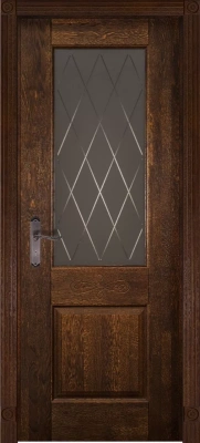 Межкомнатная дверь «Классик №5 ДО» 2000 x 600 Античный орех