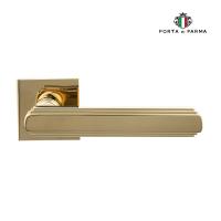 Дверная ручка на розетке PORTA DI PARMA Glamour PVD Полированное золото 217.06