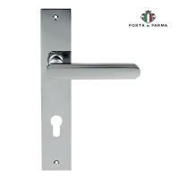 Дверная ручка на планке PORTA DI PARMA Glamour Полированный хром 2417.01.CYL