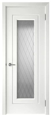 Межкомнатная дверь «Блейд-1 ДО» 2000 x 600 belyy