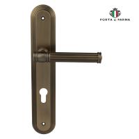 Дверная ручка на планке PORTA DI PARMA Chic Матовый никель 2516.14.CYL