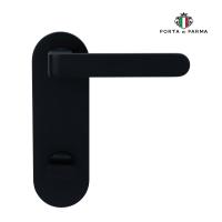 Дверная ручка на планке PORTA DI PARMA Fedra Чёрный  2113.03.WC