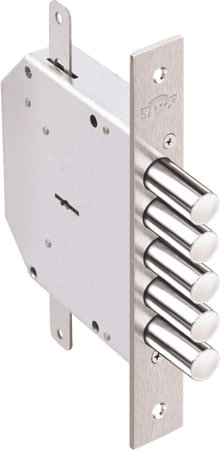 Замок Elbor (Эльбор) врезной сувальдный Гранит 1.06.02 с тягами, 5 кл. /00407/