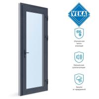 Пластиковая входная дверь VEKA WHS 60 ( 900ш х 2000в ) двухкамерная, Белый/Антрацит dveri4035
