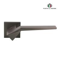 Дверная ручка на розетке PORTA DI PARMA Origami  Матовый графит 205.05