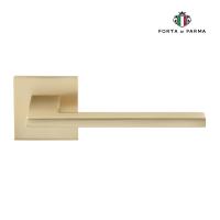 Дверная ручка на розетке PORTA DI PARMA Electra Матовое золото 220.07