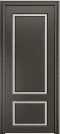 Межкомнатная дверь «Мадрид-2 ДО» 2000 x 700 Темно-серый