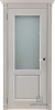 Дверь межкомнатная Селена массив эмаль слоновая кость остекленная