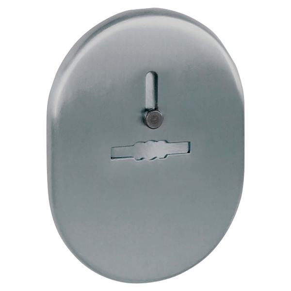 Накладка Fuaro (Фуаро) на сувальдный замок ESC.S-lift.SF/OV.476 (ESC 476) с шторкой SN мат.никель