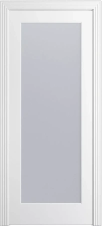 Межкомнатная дверь «Бруклин-1 ДО» 2000 x 900 Белоснежный