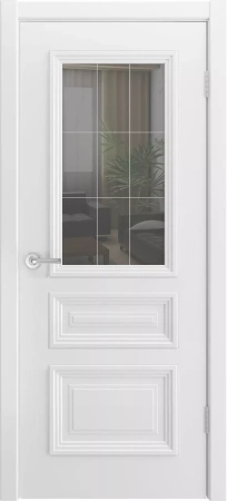 Межкомнатная дверь «Скалино-5 ДО» 2000 x 600 belyy