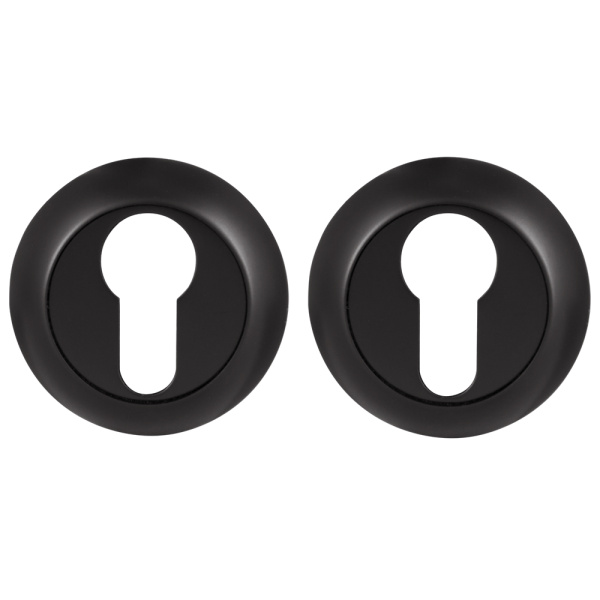 Накладка Ajax (Аякс) под цилиндр ET.R.JR54 (ET JR) BL-24 черный