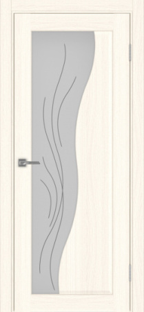 Сицилия_720.21 ЭКО-шпон 80*200 Ясень светлый Стекло Линии