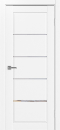 Сицилия_710.12 ЭКО-шпон 70*200 Белый снежный Прозрачное