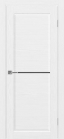 Сицилия_712.12 ЭКО-шпон 80*200 Белый лёд Графит матовое