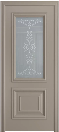 Межкомнатная дверь «Сорренто, ДO» 2000 x 800 latte