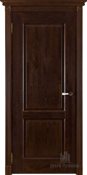 Дверь межкомнатная Селена массив античный орех глухая 600x2000 Antichnyy Orekh