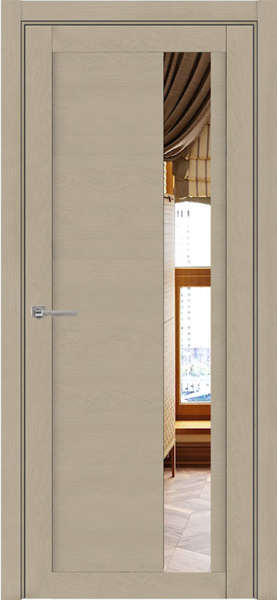 Дверь межкомнатная UniLine 30004 SoftTouch покрытие soft touch кремовый soft touch остекленная 600x2000 30004 Softtouch