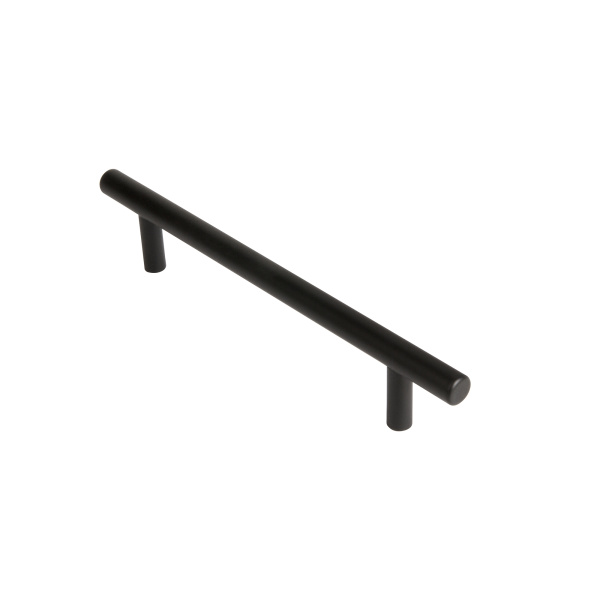 Ручка-скоба Ajax (Аякс) мебельная MB-H-005-128 мм BL черный