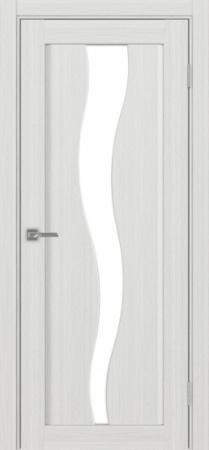 Сицилия_730.121 ЭКО-шпон 70*200 Ясень серебристый LACбелый