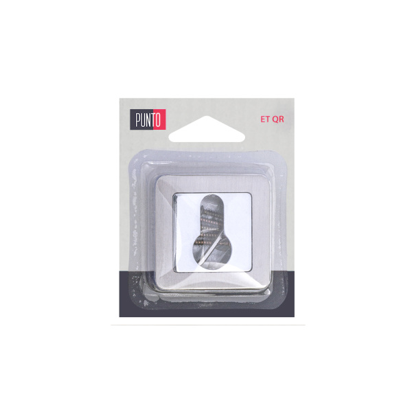 Накладка Punto (Пунто) под цилиндр LM/A ET.K.QR52 SN/CP-3 матовый никель/хром