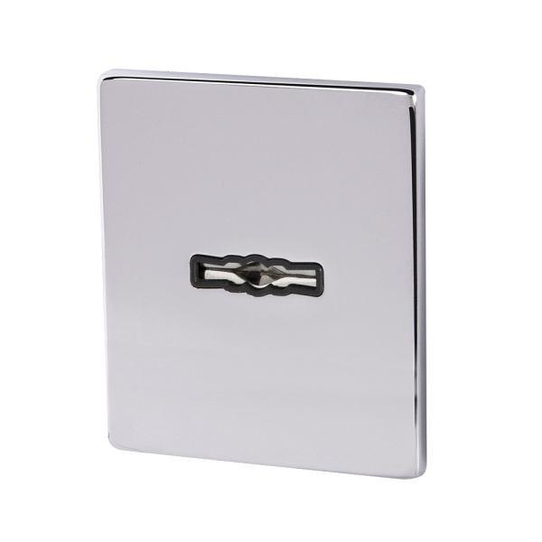 Накладка Armadillo (Армадилло) на сувальдный замок ESC.S-auto.USS/K (PS Protector/USS) CP хром