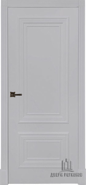 Дверь межкомнатная Престиж 1/2 эмаль и лак эмаль белая глухая 600x2000 1 2
