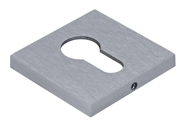 Накладка MH-KH-S6 SSC на квадратной розетке 6 мм евроцилиндр, цвет супер матовый хром