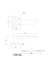 Ручки дверные алюминиевые V36BL-2 SL (черный)