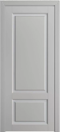 Межкомнатная дверь «Мадрид-2 ДО» 2000 x 600 Светло серая