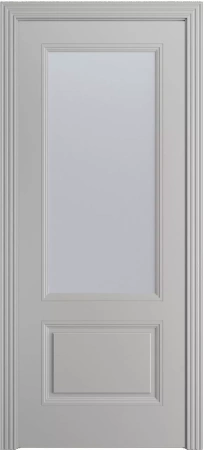 Межкомнатная дверь «Манхэттен-2 ДО» 2000 x 600 Белоснежный