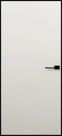 Межкомнатная дверь «Инвизибл-4 (внутреннее открывание)» 2000 x 900 matovyychernyy