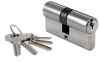 60C PC, ключевой цилиндр (60мм), цвет - хром