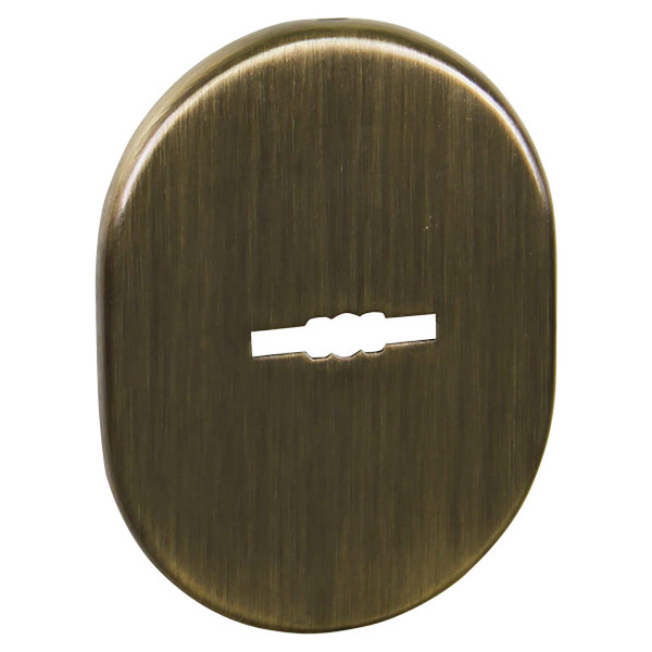 Накладка Fuaro (Фуаро) на сувальдный замок ESC.S.SF/OV.475 (ESC 475) AB зелёная бронза