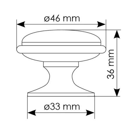 Ограничитель двери DS6 IB, цвет итальянская бронза