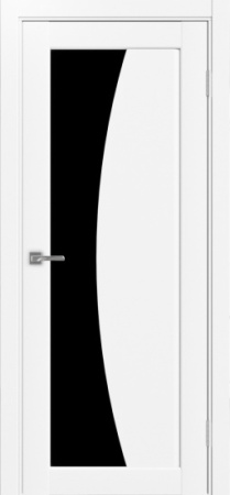 Сицилия_721.21 ЭКО-шпон 90*200 Белый снежный LACчерный