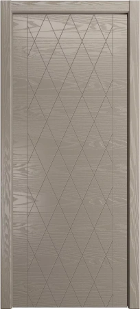 Межкомнатная дверь «ID-W ДГ» 2000 x 800 Светло серая