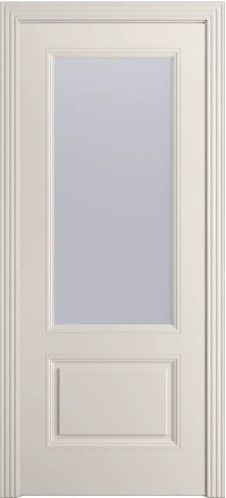 Межкомнатная дверь «Манхэттен-2 ДО» 2000 x 700 RAL 9010