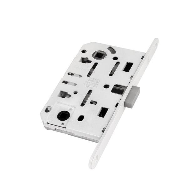 B06102.50.FM.567 AGB (АГБ) Защелка врезная WC (белый) с отв. пл. B02402.05.91 MEDIANA POLARIS