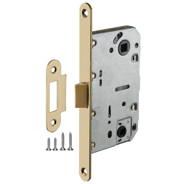 Защелка Ajax (Аякс) врезная PLASTLP96WC-50 SSG сатин.золото